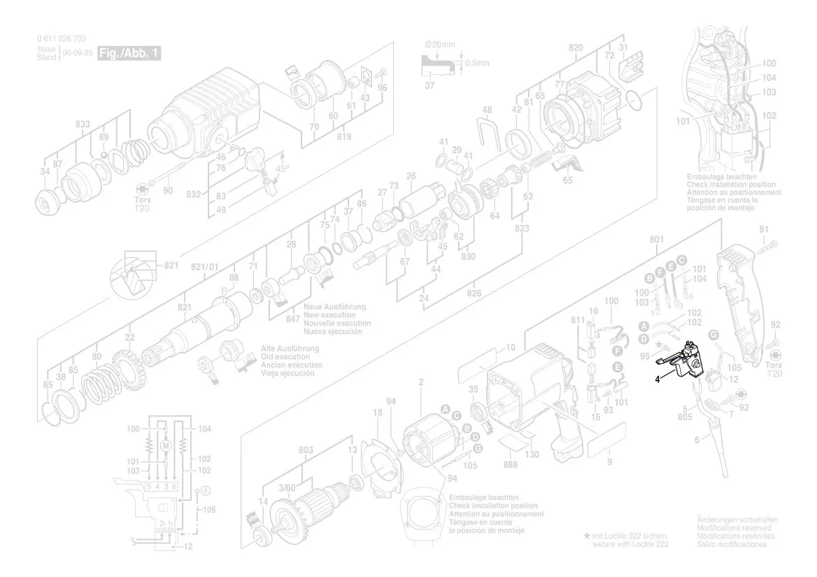 Interrupteur réf. 1 617 200 056 BOSCH